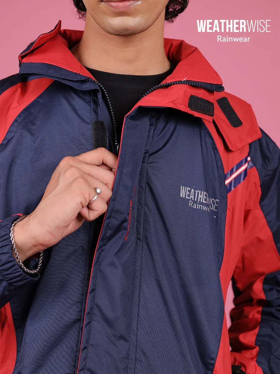 WeatherWise Signature RainSuit, premium rain suit for India monsoon, tested to 508cm water penetration