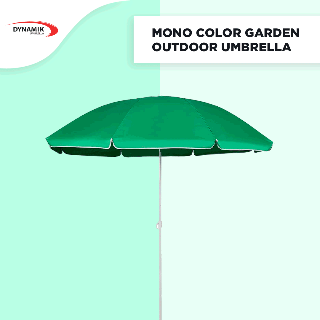 Mono Silver Garden Outdoor Umbrella Animated - Sky Umbrella