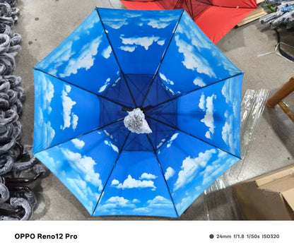 Umbrella With In-build Fan