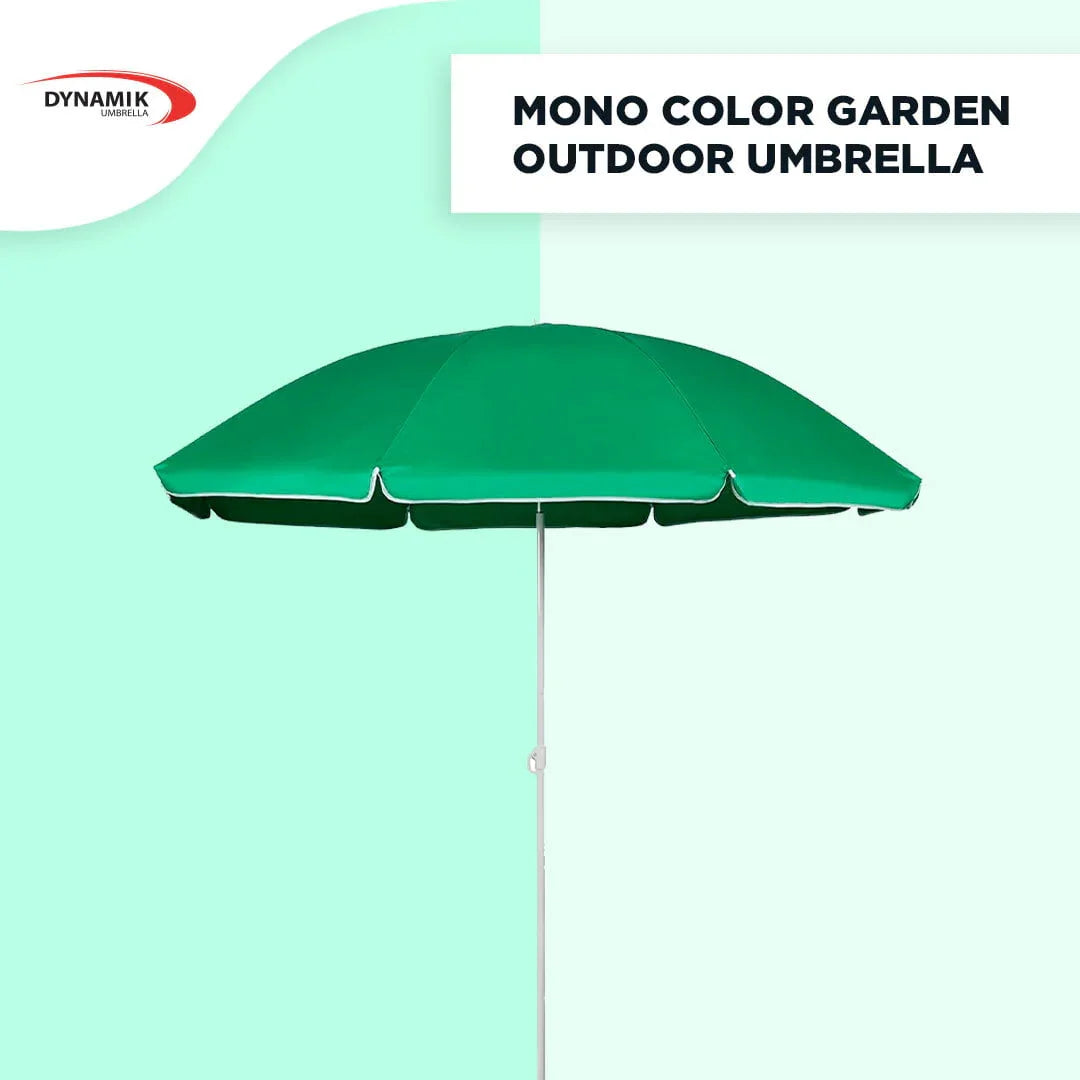 Mono Silver Garden Outdoor Umbrella Open - Sky Umbrella