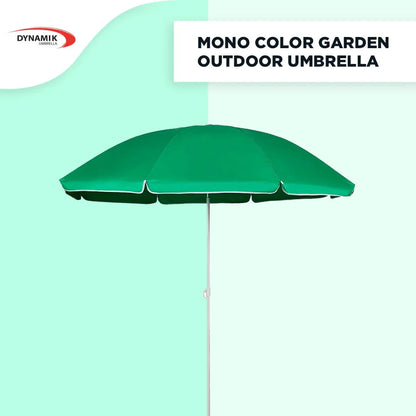 Mono Silver Garden Outdoor Umbrella Open - Sky Umbrella