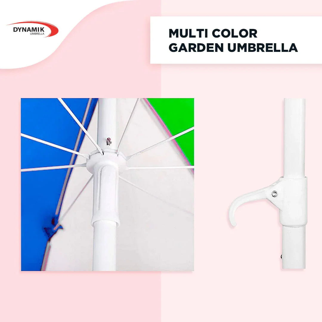 Multi Color Garden Outdoor Umbrella - Classic Umbrella