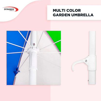 Multi Color Garden Outdoor Umbrella - Classic Umbrella