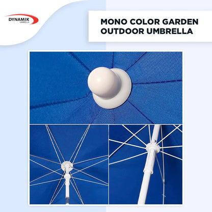 Mono Silver Garden Outdoor Umbrella Close Up - Sky Umbrella