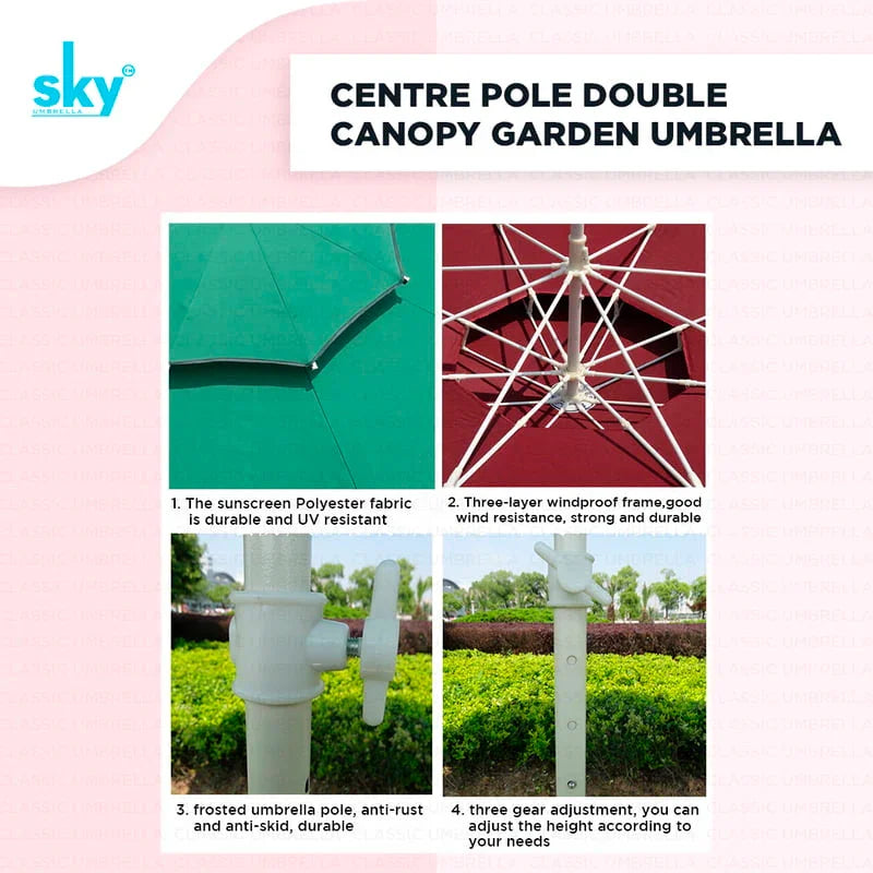 Centerpole Garden Umbrella on Rent - Classic Umbrella