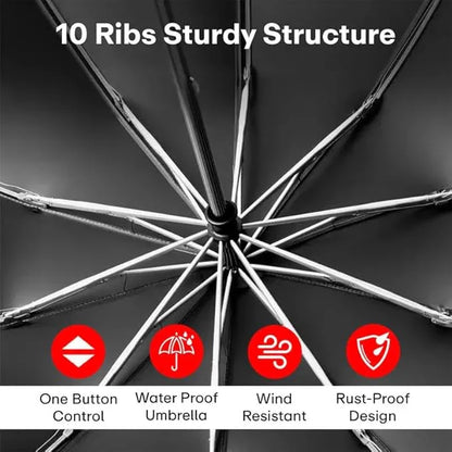 Compact 3Fold Travel Umbrella - Classic Umbrella
