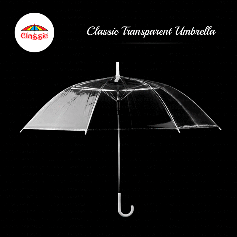 Transparent Clear Umbrella Animated - Sky Umbrella
