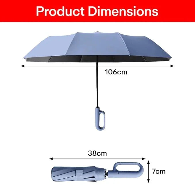 Compact 3Fold Travel Umbrella - Classic Umbrella