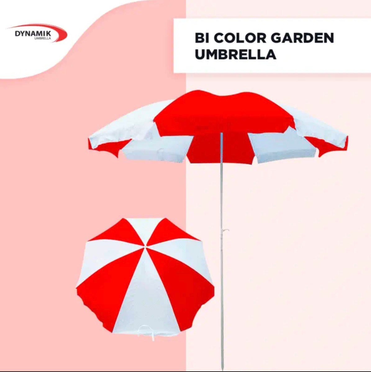 Bi Color Garden Outdoor Umbrella