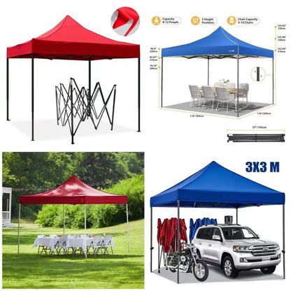 Gazebo Tent On Rental - 10x10 Feet Multipurpose Outdoor Canopy for Events, Parties & Camping - Classic Umbrella