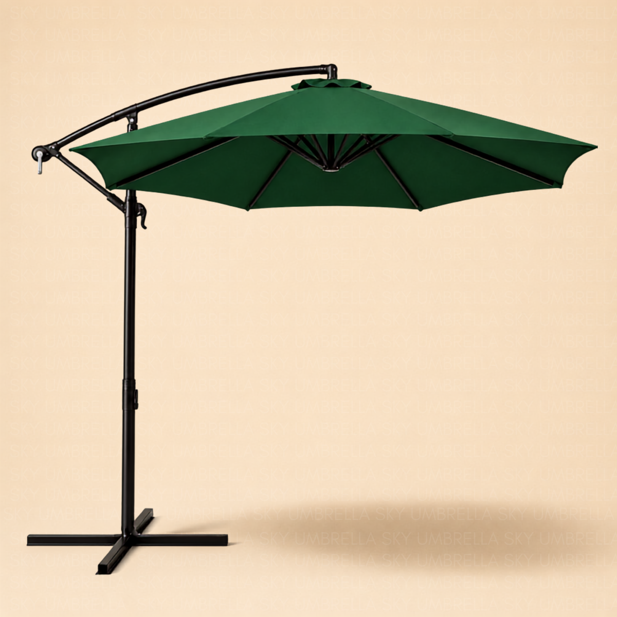 Round shape Side Pole Patio Umbrella