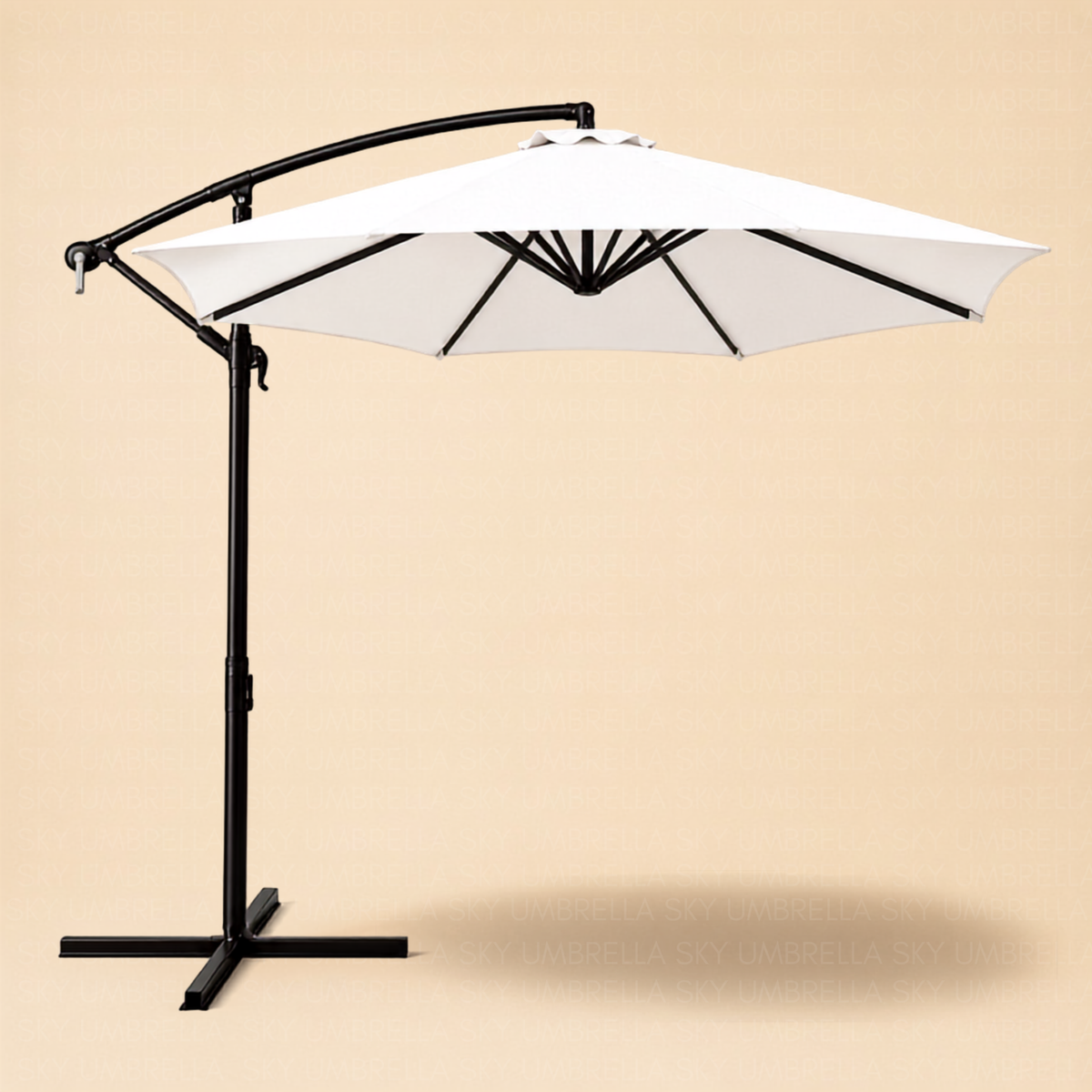 Round shape Side Pole Patio Umbrella