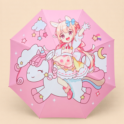 3 Folding Kids Cartoon Automatic Umbrella UV