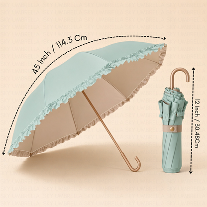 3 Fold Bag Frill Umbrella