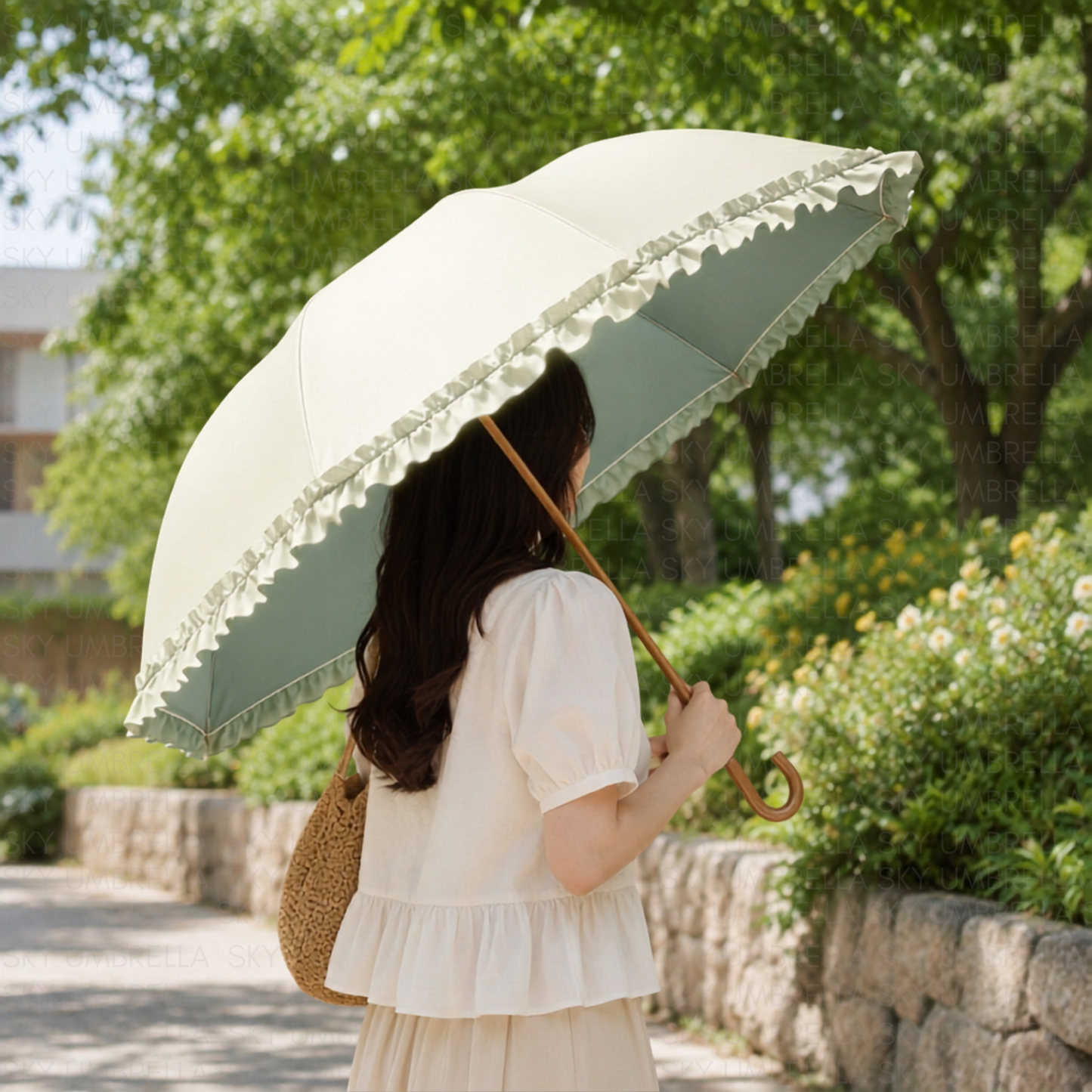 3 Fold Bag Frill Umbrella