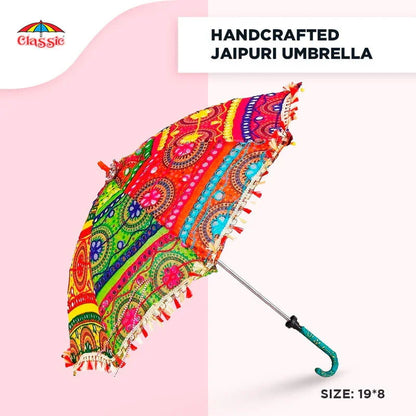 Handcrafted Jaipuri Umbrella - Classic Umbrella