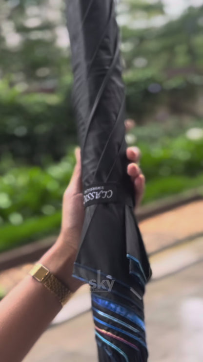 Built-In Fan Umbrella – Windproof, UV Protection